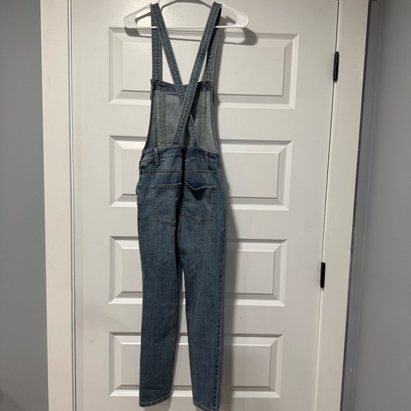 Free People Classic Light Blue Denim Overalls - Picture 7 of 15